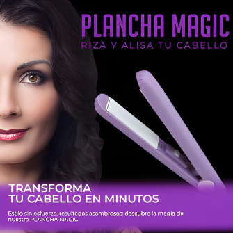 MINI PLANCHA MAGIC PARA CABELLO™ 2x1